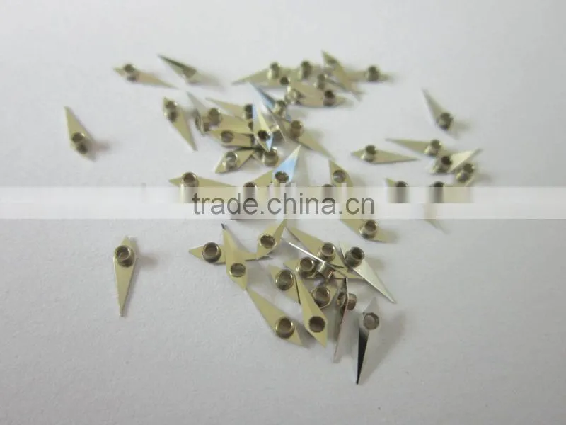 silver plating diamond cut watch hands without luminous