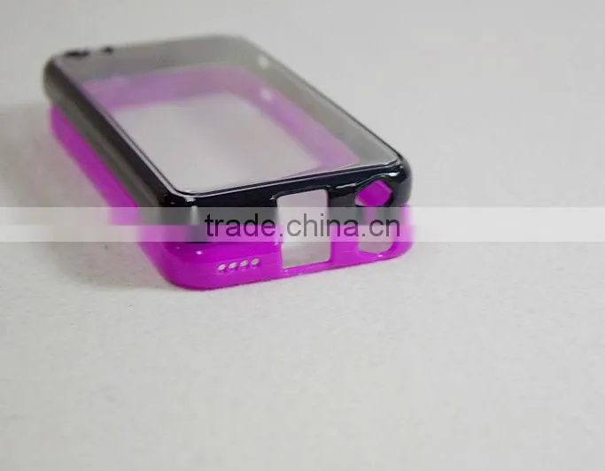 TPU+PC case for iphone5C Light green