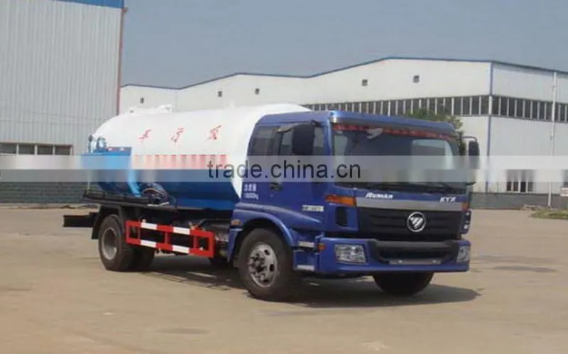 FOTON AUMAN 10ton 210hp 4*2 suction sewage truck