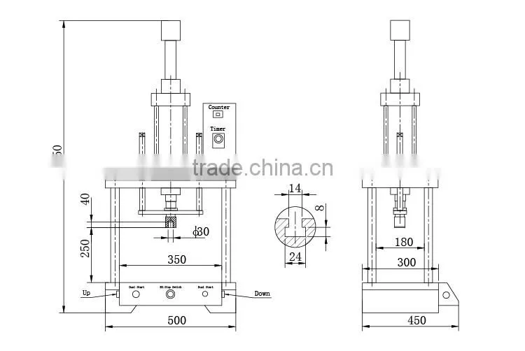 DongguanJULY newest factory made manual machine for making tin can