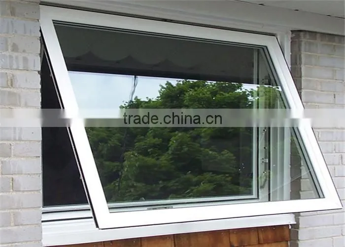 CE Certificate Living Room PVC Double Hung Window