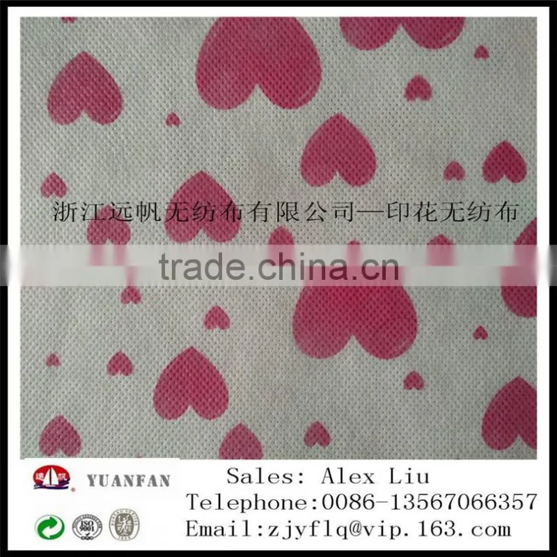 Printing Coloured Non-woven fabric used for Flowers packaging