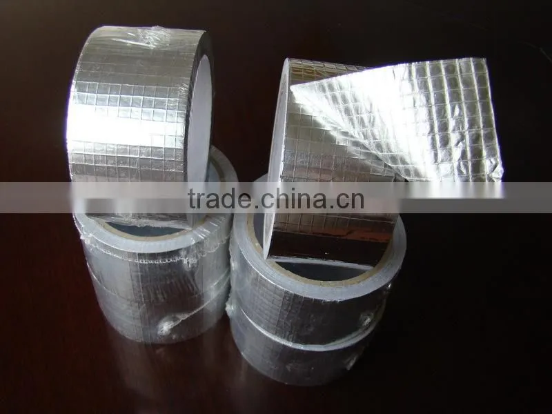 Aluminum foil wrapping sliver adhesive tape thermal insulation material