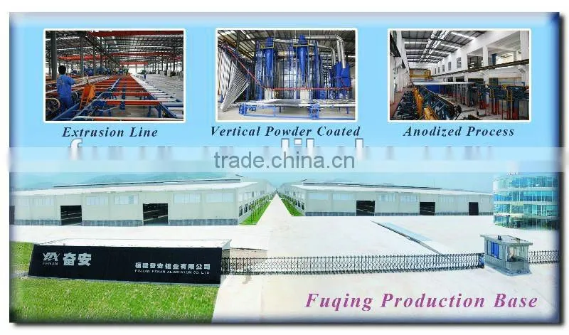 FENAN 6000 series anodized aluminium extrusion profile