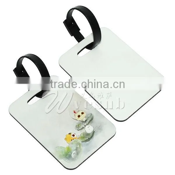 Fashionable Sublimation Luggage Tag