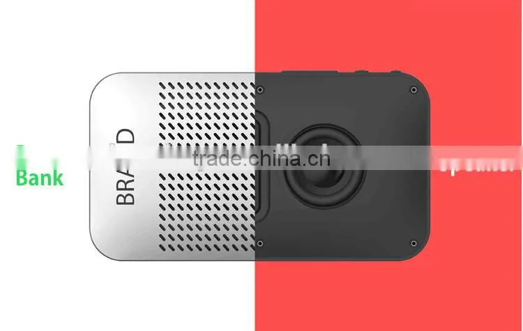 Mini Rechargeable Bluetooth Speaker With Power Bank Portable Multifunction 5000mAh Power Bank Super Thin Bluetooth Speaker