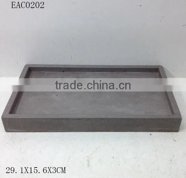 Luxury vintage storage rectangular tray Home and hotel marble tray