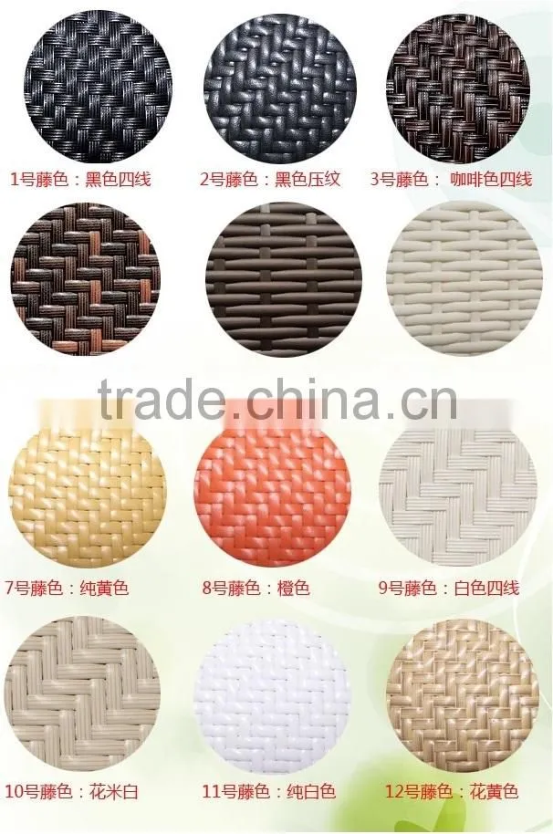white PE rattan half round outdoor sofa set for wedding party events LQ-A612