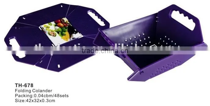 Hight Quanlity Folding Colander TH-678