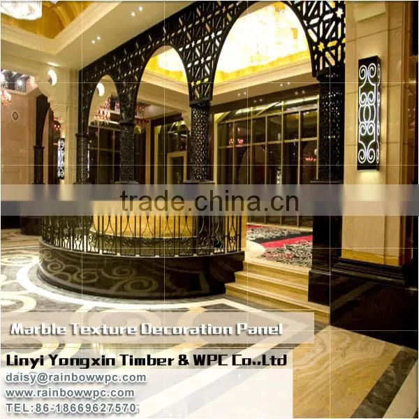 2016 new price Marble Texture series board wall panel ,indoor wall panel