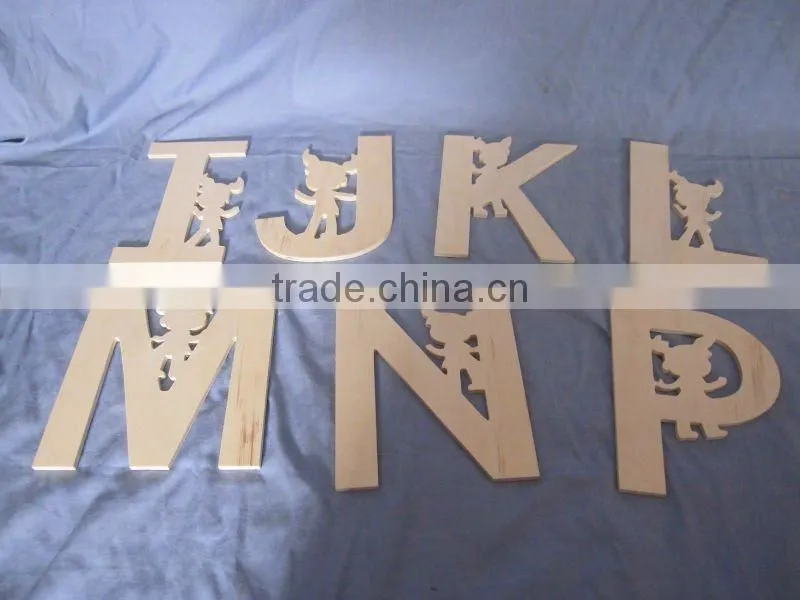 Prety Decorative Wooden alphabet Letters For Crafts