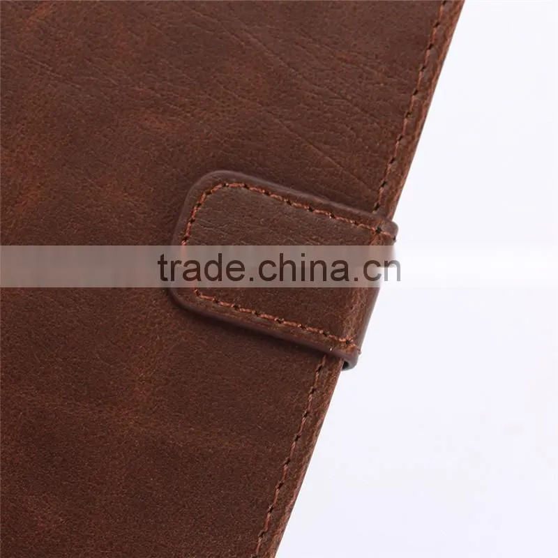 High quality crazy-horse PU card bumper/pocket cell phone case for Motorola