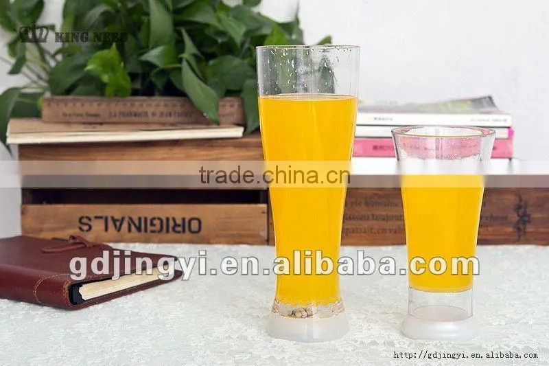 800ml & 450ml clear plastic led juice cups, flashing cups