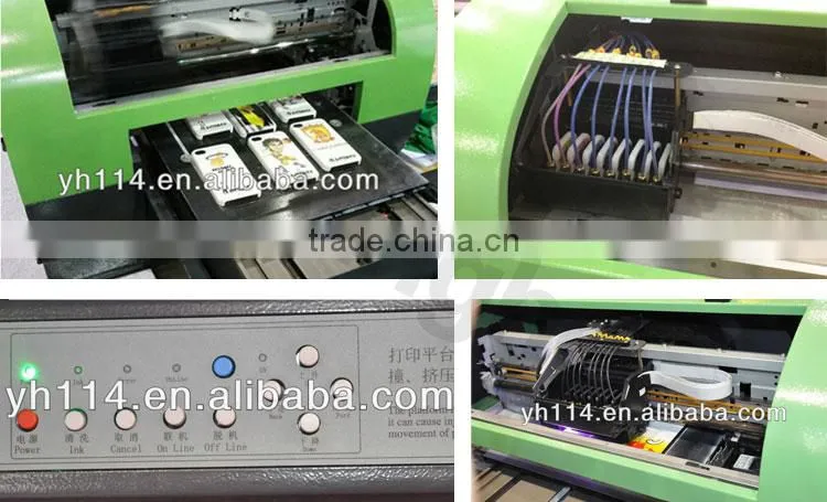 Hot sale Multicolor digital flatbed uv printer a3 for phone case