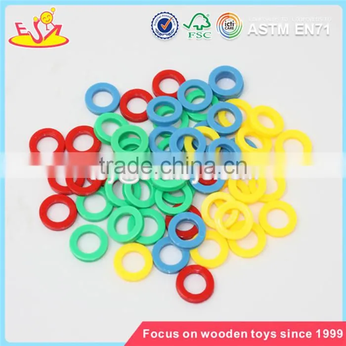 Wholesale educational kids wooden count toy baby preschool teaching aid wooden count toy W12E001