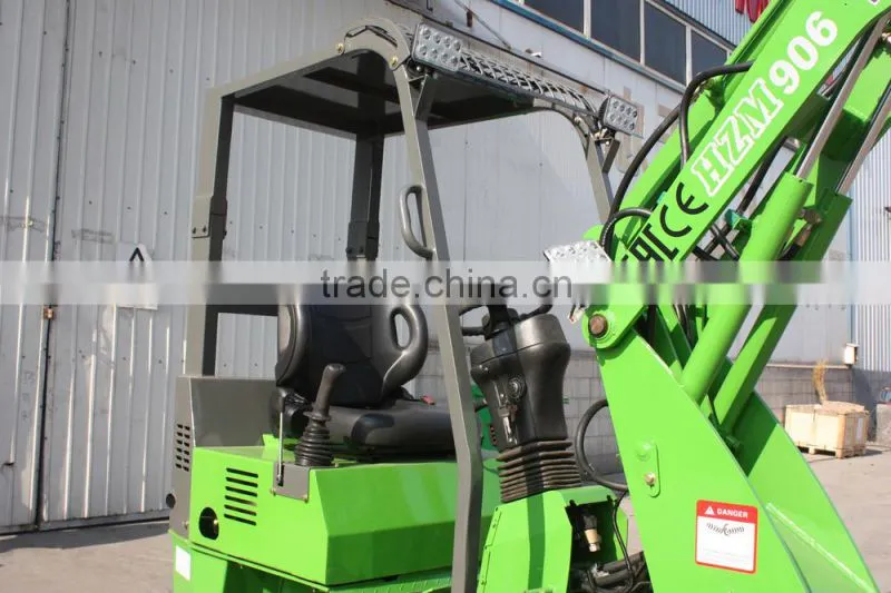 600KG CE mini hydrostatic loader HZM906