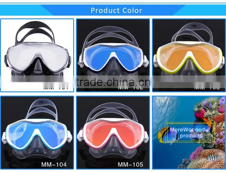 Low Volume Lady Tempered Glass Diving Glasses