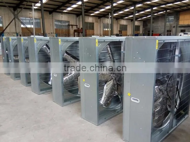 ShanDong factory price trade assurance HE-1380 drop hammer type ventilation exhaust fan for greenhouse equipment