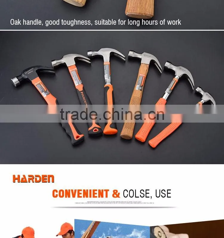 Professional Claw Hammer With Oak Wood Handle