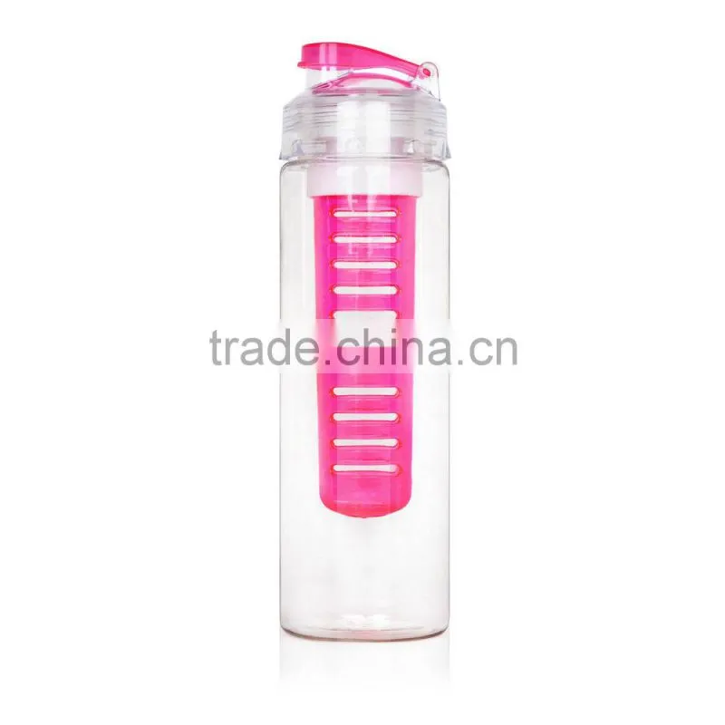 Hot 800ML Health Sports Fruit Infusing Infuser Water Case Lemon Juice Maker Bottle