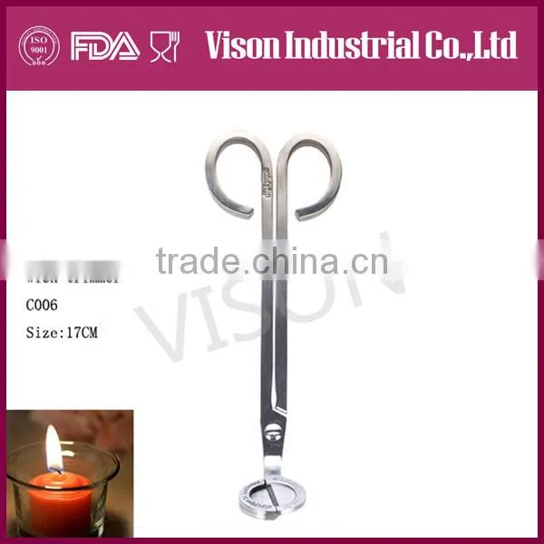 Stainless Steel Candle Snuffer, Wick Dipper and Candle Wick Trimmer