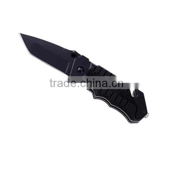 A21-1077 Stainless Steel Blade Aluminium Handle Folding Cutlery Knife