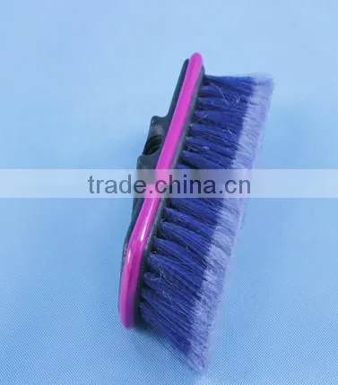 water-flow through small telescopic handle brush for cleaning car truck boat house
