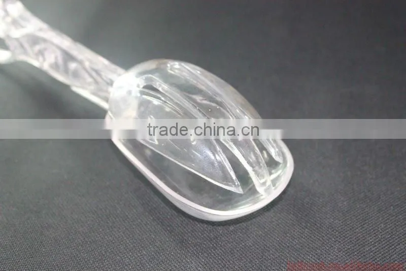 2 in 1 colorful plastic salad spoon and fork