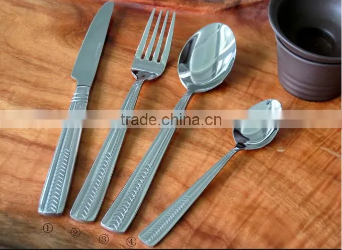 CE / EU,FDA,SGS Certification stainless steel 304ss german luxury cutlery