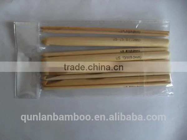 Natural bamboo needle /crochet hook needle/tyes of sewing tools