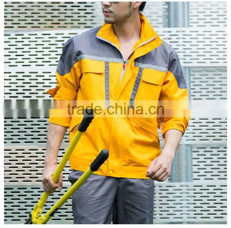 Guangzhou workwear uniform suppliers Reflective Work Uniform customized factory