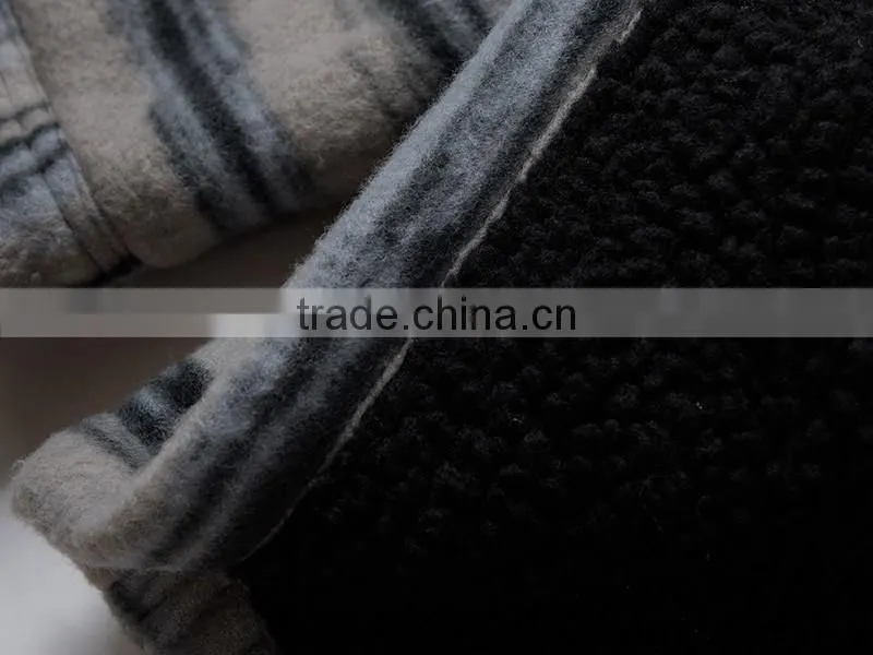 Winter fashion children clothing outdoor windproof sherpa lined child jacket