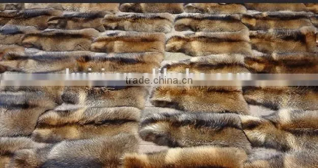 BBG-H-2 Natural Raccoon Fur Trimming / Real Fur Hood Trim / Trim For Collar