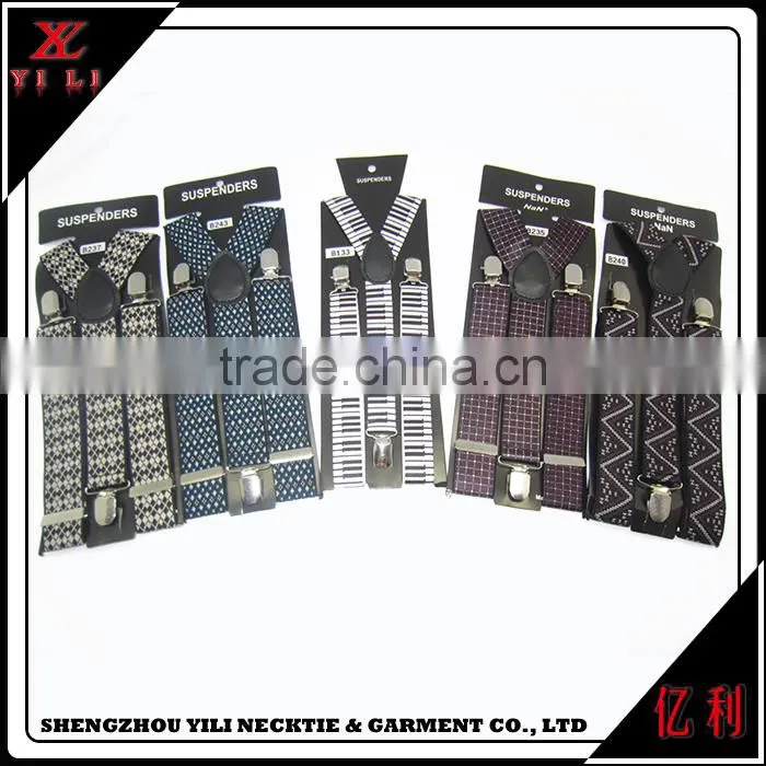 Hot selling cheap men fashion suspenders