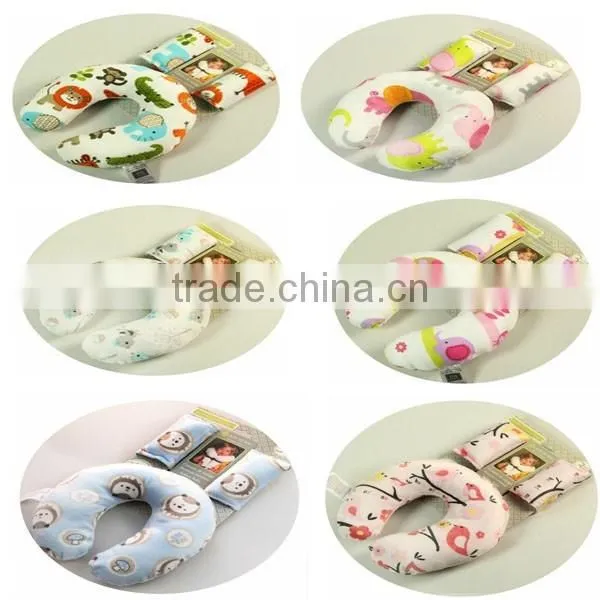 fuzzy baby stroller pillow baby neck pillow