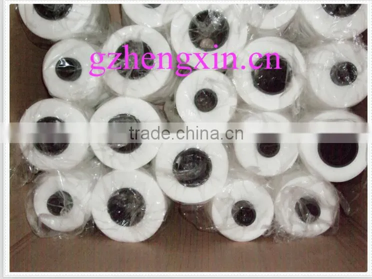 raw white 150d/2 , 100% polyester quilting sewing thread for making mattress