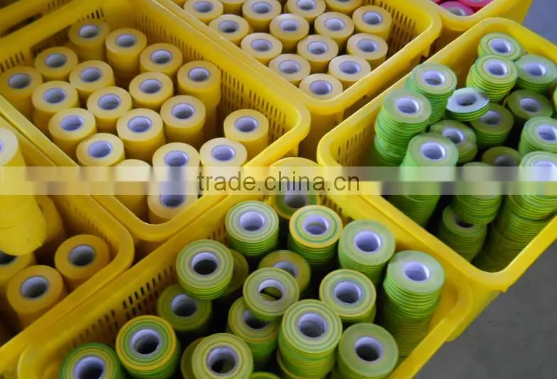 Green PVC electrical insulation tape flame retardant tape/PVC insulation tape