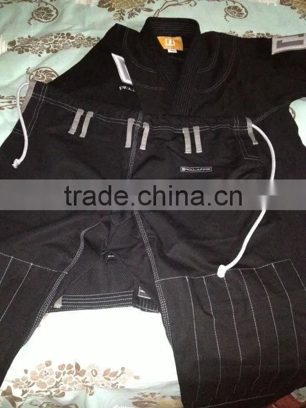 Customized Bjj gi with inside printing( White,Black,Blue,Royal Blue,Grey,Green)