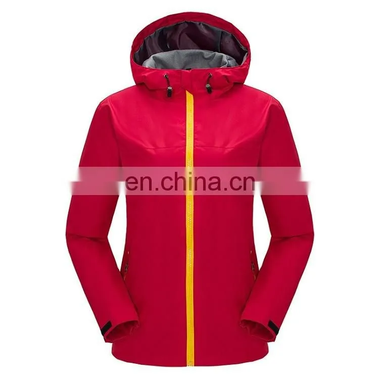 Custom unisex waterproof hooded jacket windbreaker jacket