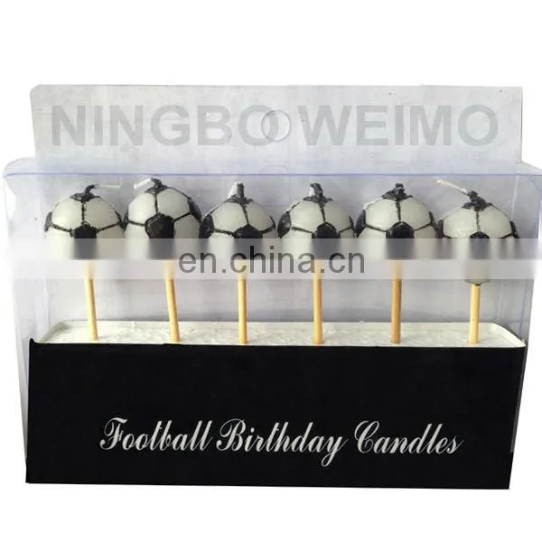 2014 hot sales football/soccer candle