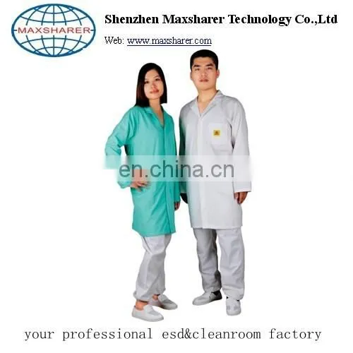 Best selling standard 3/4 length antistatic lab coat smock
