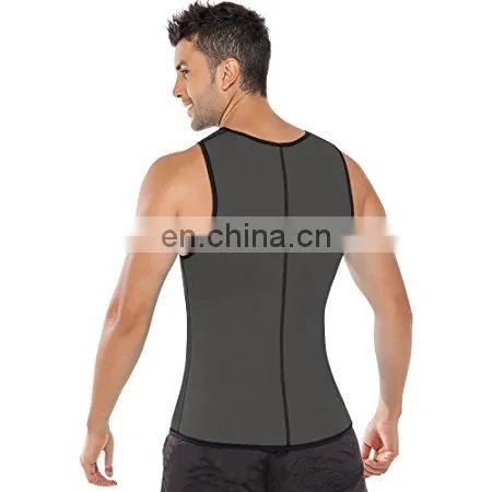 Gym Mens Weight Loss Shapewear Neoprene Slimming Vest Sweat Sauna Suits