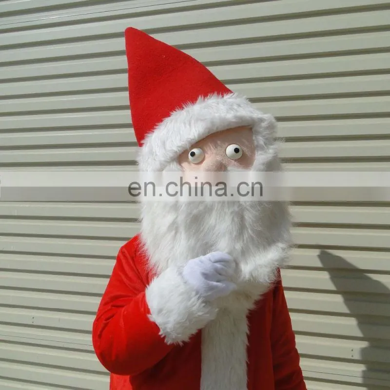 Christmas man walking costume, Christmas adult costume, Santa Claus adult costume