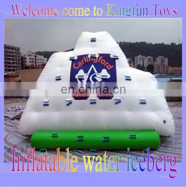 hot inflatable water park equipment, inflatable water iceburg