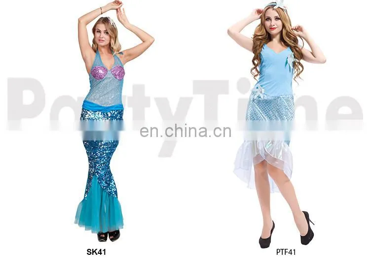 2016 new design deluxe style hot sexy girl mermaid costume