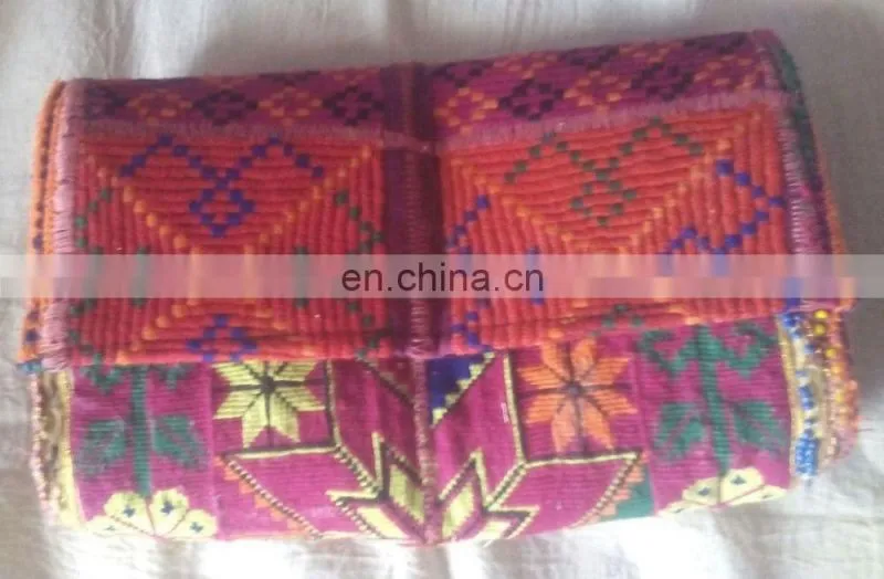 Exclusive Envelope Style Designer Vintage Clutch,Traditional Gujarati Kutch embroidery clutch,Indian banjara contemporary purse