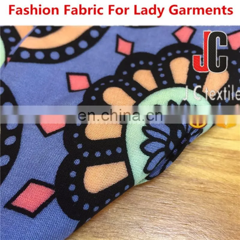 shaoxing textile high quality 100% rayon cloth material for dress