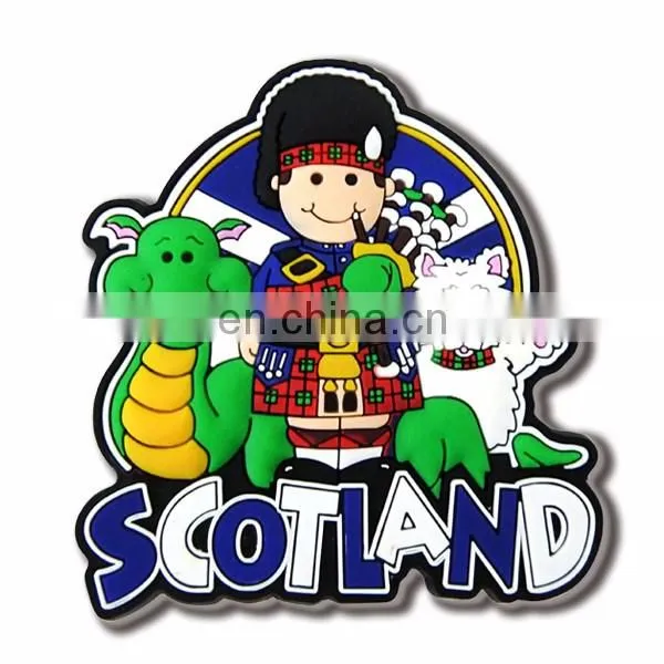 2D design soft PVC fridge magnet