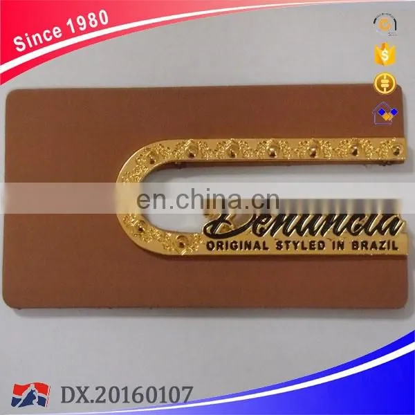 Metal PU Leather Label for Jeans and Jacket
