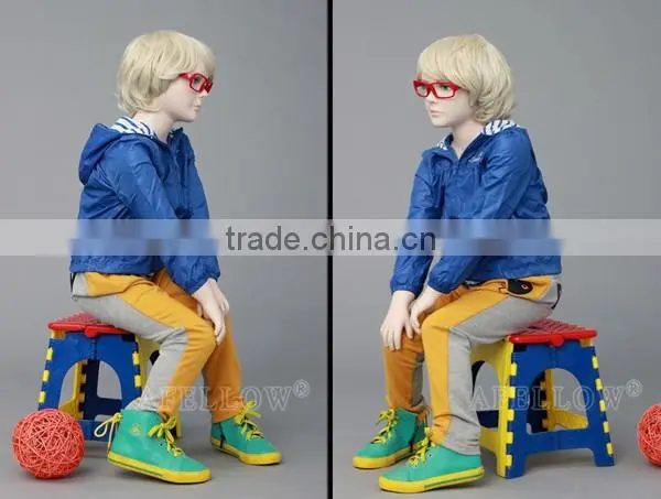 Sitting Fashion Realist Boys Mannequin Dummy Cheap Model hot sale ITA4